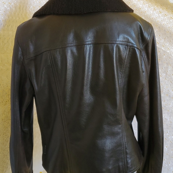 Armani Jean Leather Jacket - Picture 3 of 10